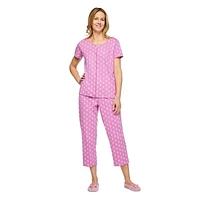 Pyjama 2 pièces en coton Iyla pour femmes Tailles TP–TTG