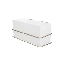 Command™ Bath Wall and Cabinet Organizer BATH37-SN-EF, Satin Nickel, 6 lbs (2.7 kg), Command™ BATH37-SN-EF