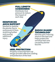 Orthèses Dr. Scholl’s® pour le soulagement de la douleur causée par la fasciite plantaire pour dames