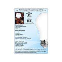 GE 8W LED A19 ESTAR DAYLIGHT 4 PACK