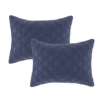 Hometrends 3pc Quilted Duvet Cover Set