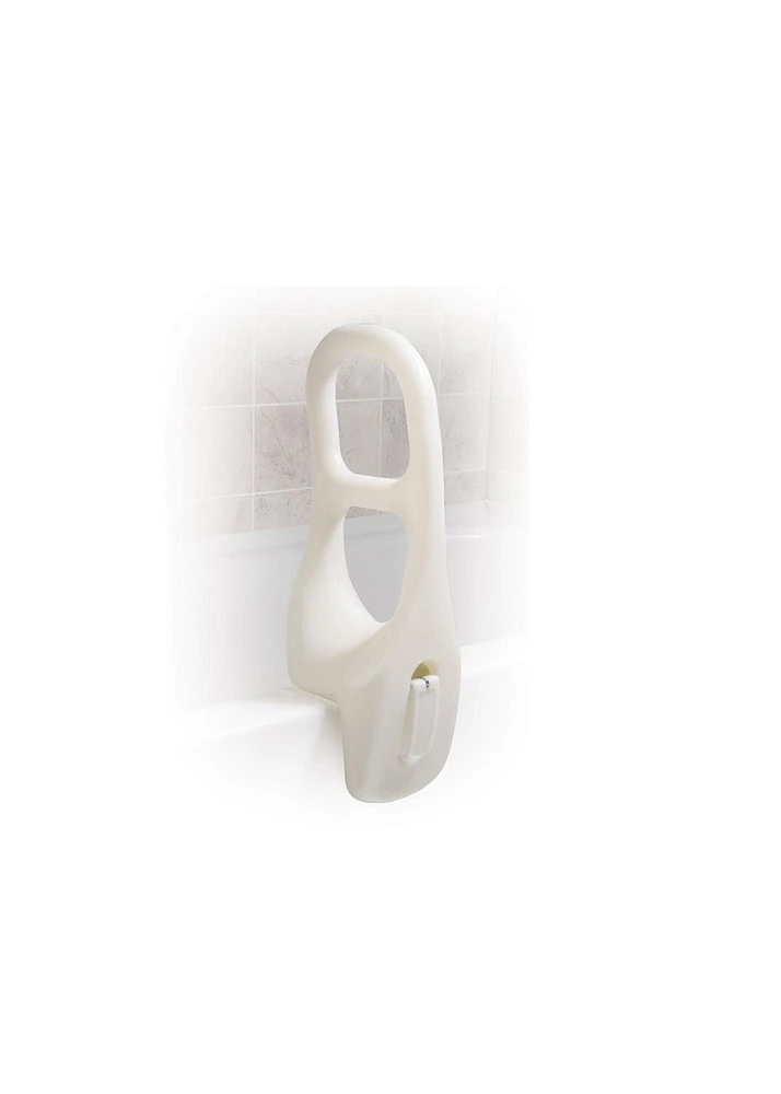 Drive Medical White Bath Shower Tub Grab Rail, 16.5"