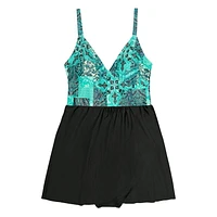 Krista Maillot de bain une pièce à col en V croisé pour femme