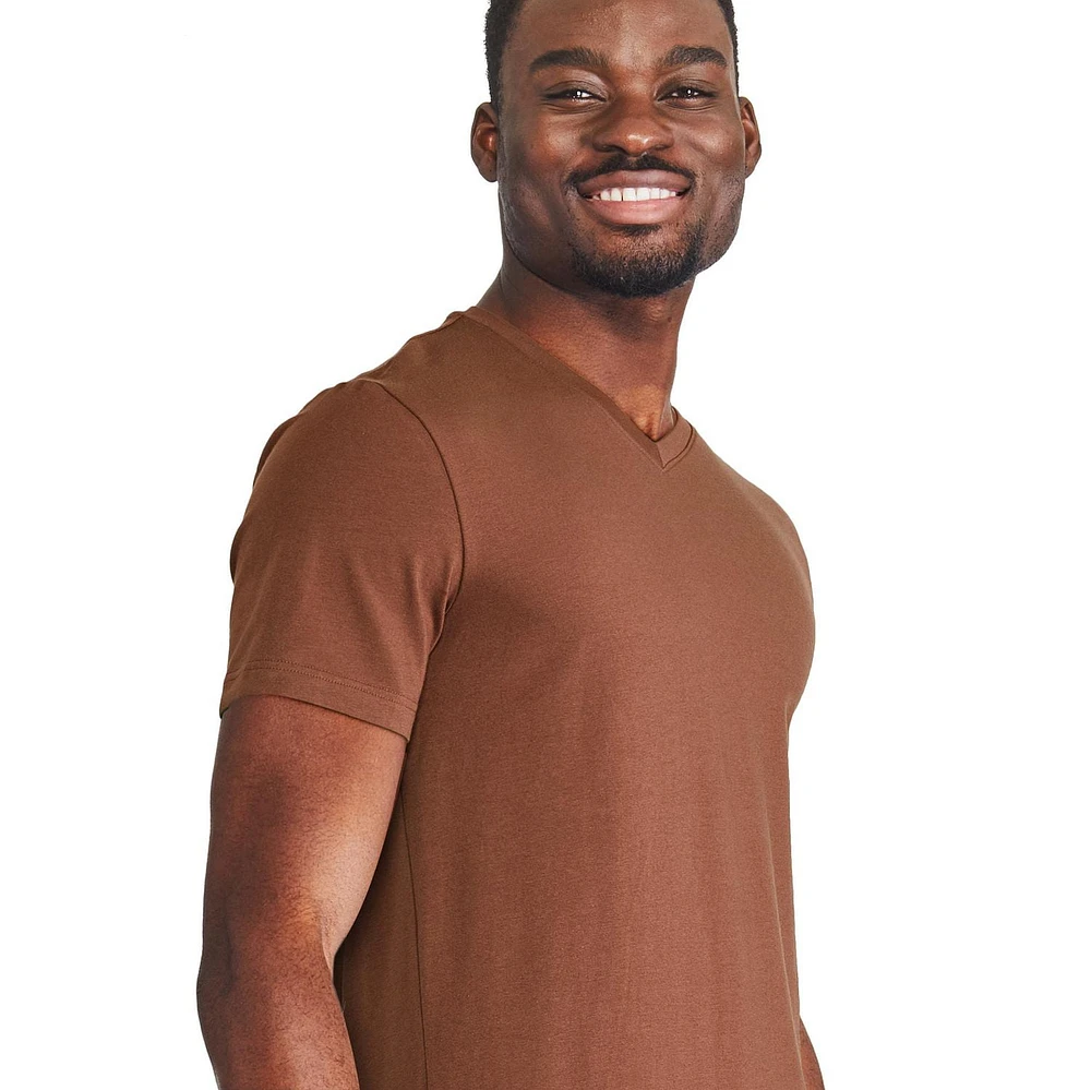 George Men's Stretch V-Neckline Tee