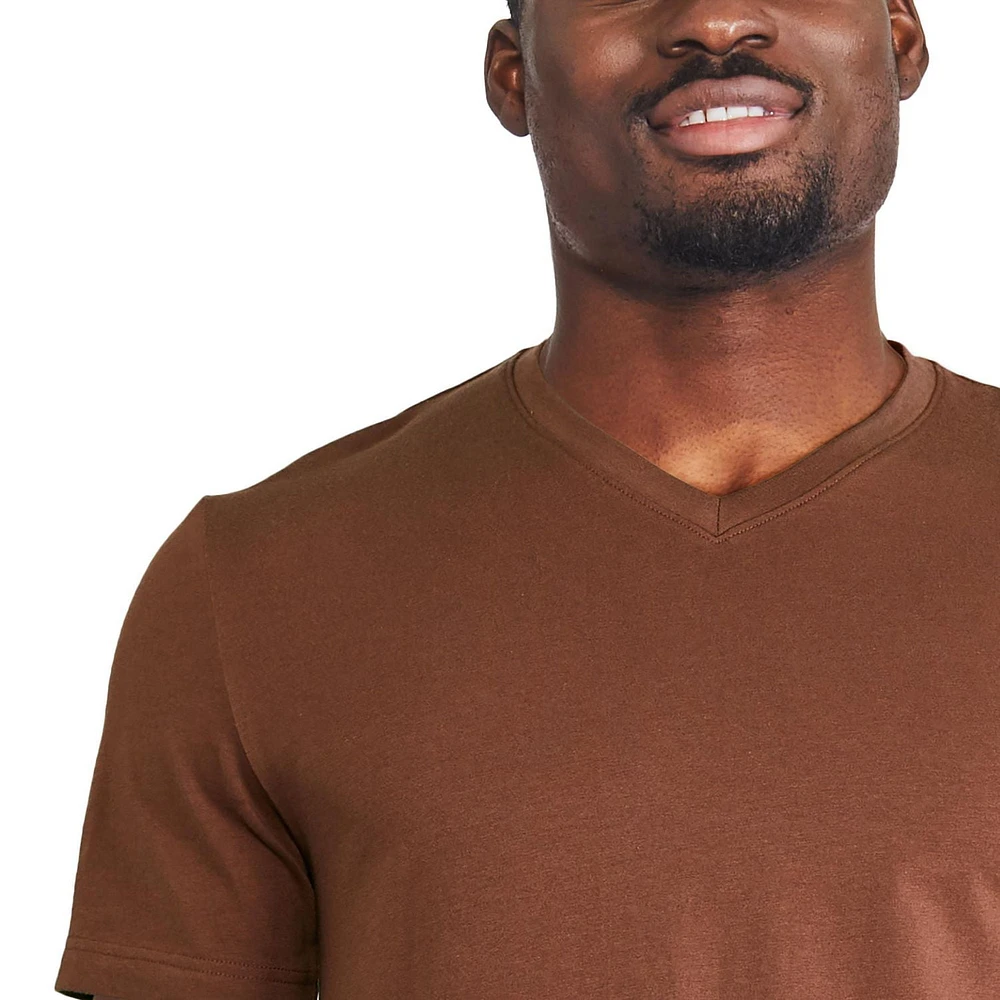 George Men's Stretch V-Neckline Tee