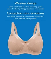 Bestform 9706715 Soutien-gorge en coton sans armatures avec garniture satin bonnets non doublés Tailles 36B-44D