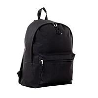 Jetstream Front Utility Pocket Backpack, Solid Black, Simple daily backpack