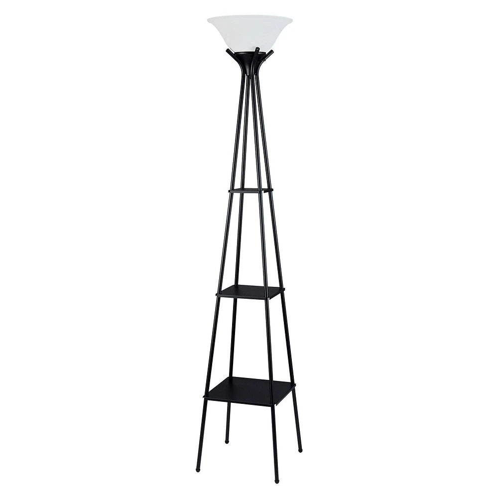 HOMETRENDS Floor Lamp, 69", black