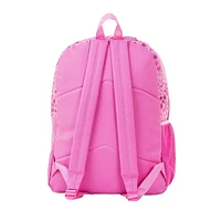 Jetstream 4pcs Full School Day Backpack set, Pink Flower Field