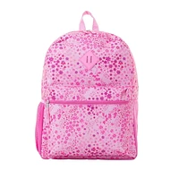 Jetstream 4pcs Full School Day Backpack set, Pink Flower Field