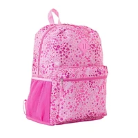 Jetstream 4pcs Full School Day Backpack set, Pink Flower Field