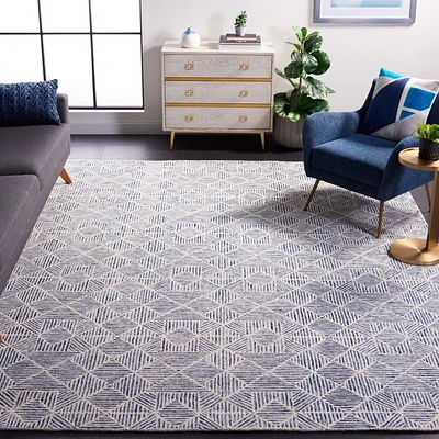 SAFAVIEH Abstract Brock Geometric Wool Area Rug