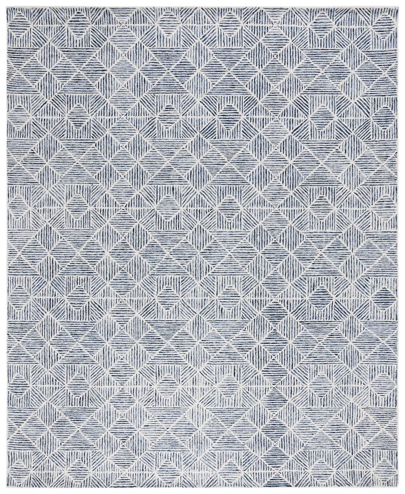 SAFAVIEH Abstract Brock Geometric Wool Area Rug