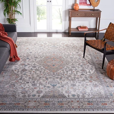 SAFAVIEH Oregon Coriander Floral Bordered Area Rug