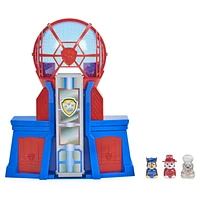 PAW Patrol, Micro Movers Movie City Tower Playset and Display Case with 3 Exclusive Toy Figures, Walmart Exclusive, Kids Toys for Ages 3 and up