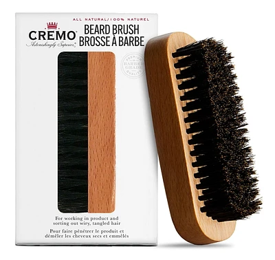 Faite de poils d’origine végétale à 100 %, cette brosse est parfaite pour démêler, sculpter et styliser les barbes, quelle qu’en soit la longueur. 1 Brosse