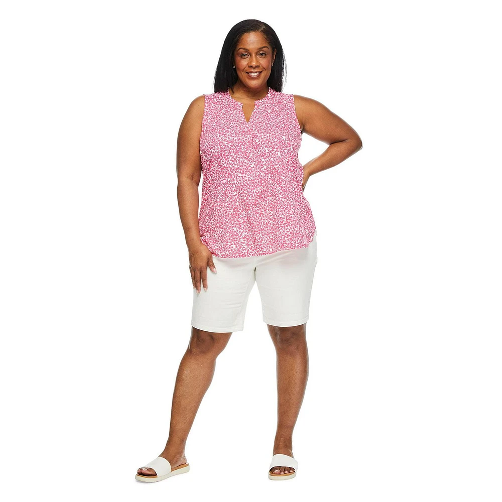 Iyla Women's Plus Crinkle Top, Sizes 1X-4X