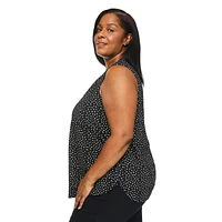 Iyla Women's Plus Crinkle Top