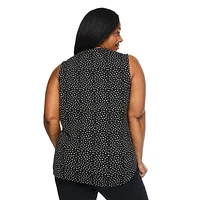 Iyla Women's Plus Crinkle Top