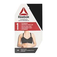 Reebok Ladies' Underwear 1 Pack Performance Convertible Sports Bra