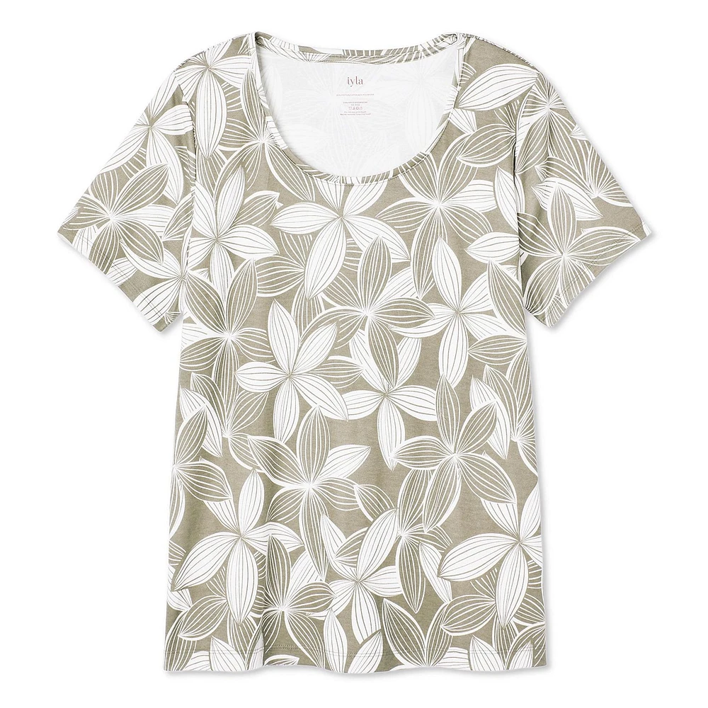 Iyla Women's Plus Crew Neckline Tee