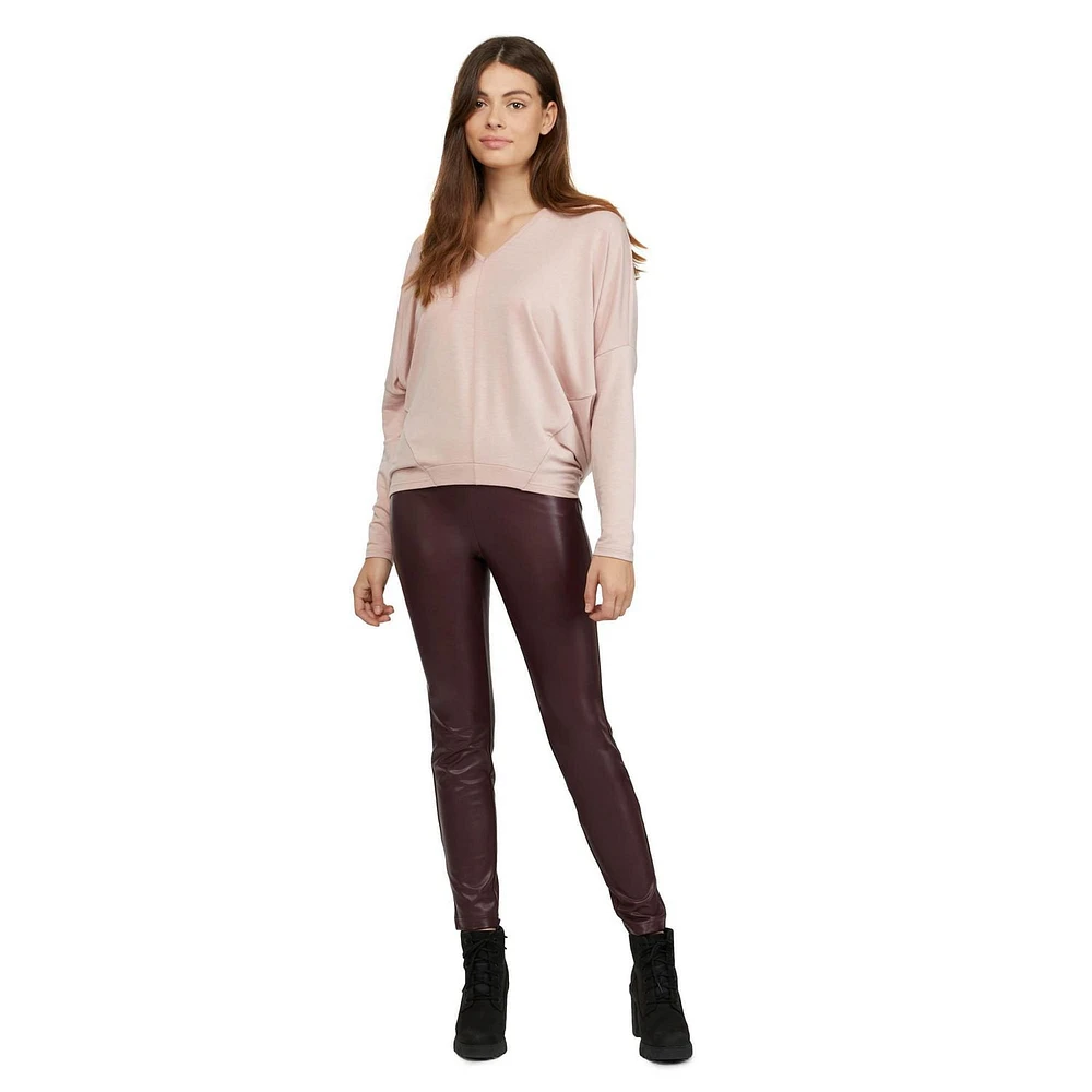 Leggings Mexx en cuir végétal pour femmes