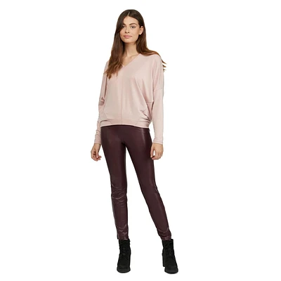 Leggings Mexx en cuir végétal pour femmes