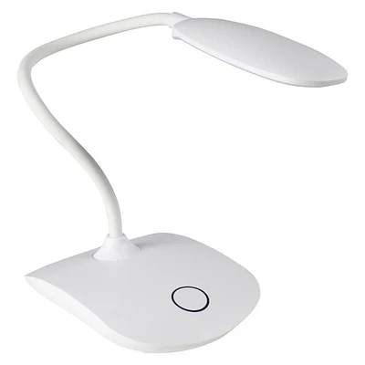 Lampe de bureau de la série Volkano Gleam, blanc