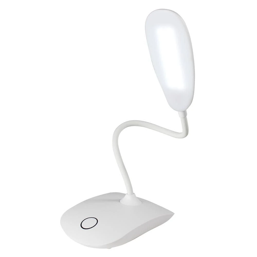 Volkano Gleam Series Desk Lamp, White