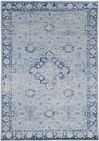 Emerald Duluth Navy & Teal 6'7" x 9'7" Area Rug