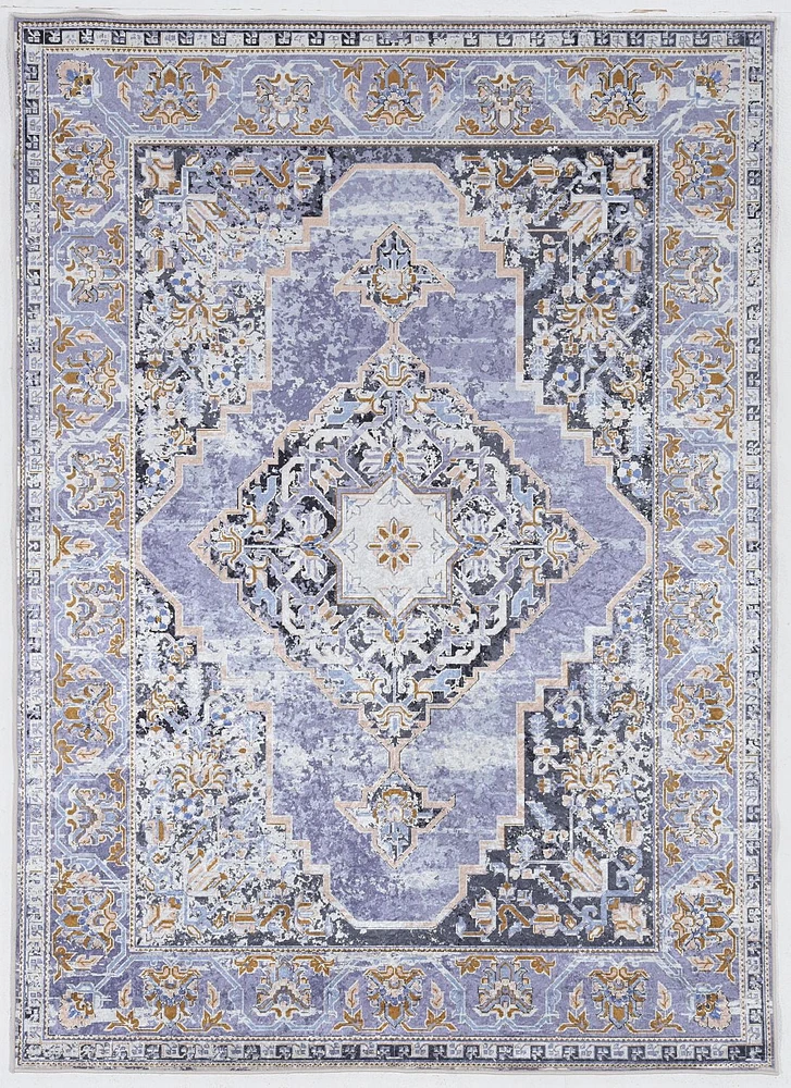 Emerald Tyler Lavender & Grey 3'3" x 5' Accent Rug