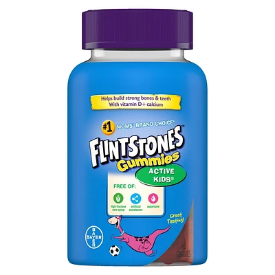 Flintstones Active Kids Multivitamin Gummies, 60 Gummies