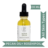 Nuez Acres Skin Repair Night Serum With Rosehip and Pecan Oil; 30ml, 100% Natural Oils Night Serum, 1 oz (30ml)