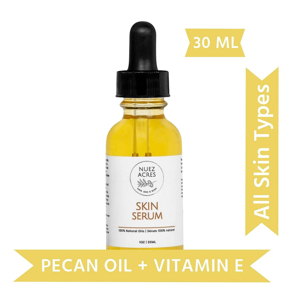 Nuez Acres Skin Firming Day Serum With Vitamin E and Pecan Oil; 30ml, Firm & Rejuvenate your skin while enjoying 24hr hydration with Nuez Acres Vitamin E & Pecan Oil Day Serum.