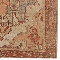 Great Zero Garron Ivory & Rust 3' x 5' Accent Rug