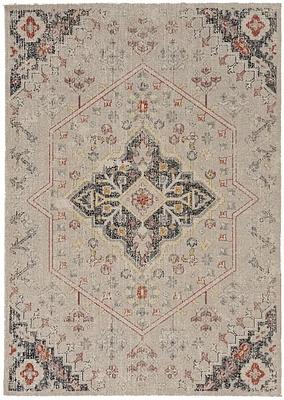 Great Zero Rollins Ivory & Navy 2' x 3' Accent Rug