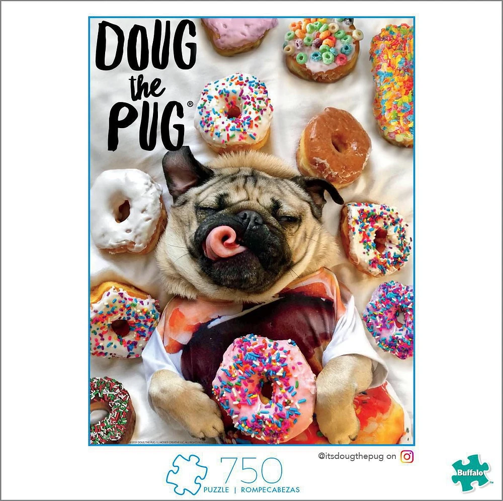 Buffalo Games A Dog's Life Donut Doug 750 Piece Jigsaw Puzzle