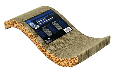 Catit Style Patterned Cat Scratcher with Catnip Animal Print, S-shape