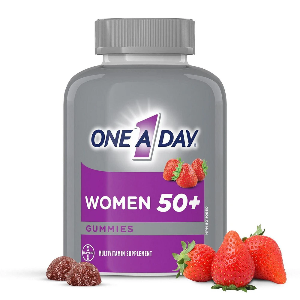 One A Day Women 50 Plus Multivitamin Gummies - Advanced Multivitamin Gummy with Immunity Support & B-Complex, 130 Gummies