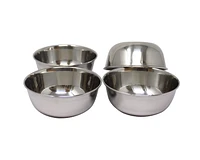 Mainstays Stainless steel, 4 - Pack Bowls, 4 - Pack Bowls