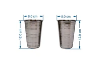 Mainstays, Stainless Steel, 2 Pieces - Tumblers, 2 Pieces - Tumblers