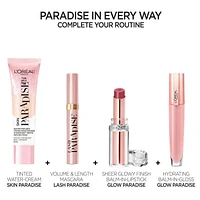 L'Oreal Paris Glow Paradise Balm-in-Lipstick, Tinted Lip Balm, Hydrating Lipstick with Pomegranate Extract for Sensitive Lips, Dermatologist Tested, Pastel Exaltation, 0.1 oz