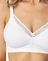 Soutien-gorge en dentelle rétro sans armature Eco Pure WonderBra