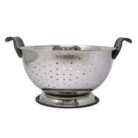 Mainstays Stainless steel colander with Non-Skid base, Stainless steel colander