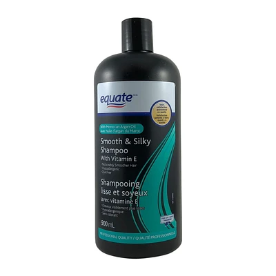 Equate Smooth & Silky Shampoo, Volume 900 ml