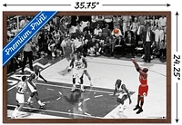 Michael Jordan - The Shot Horizontal Wall Poster