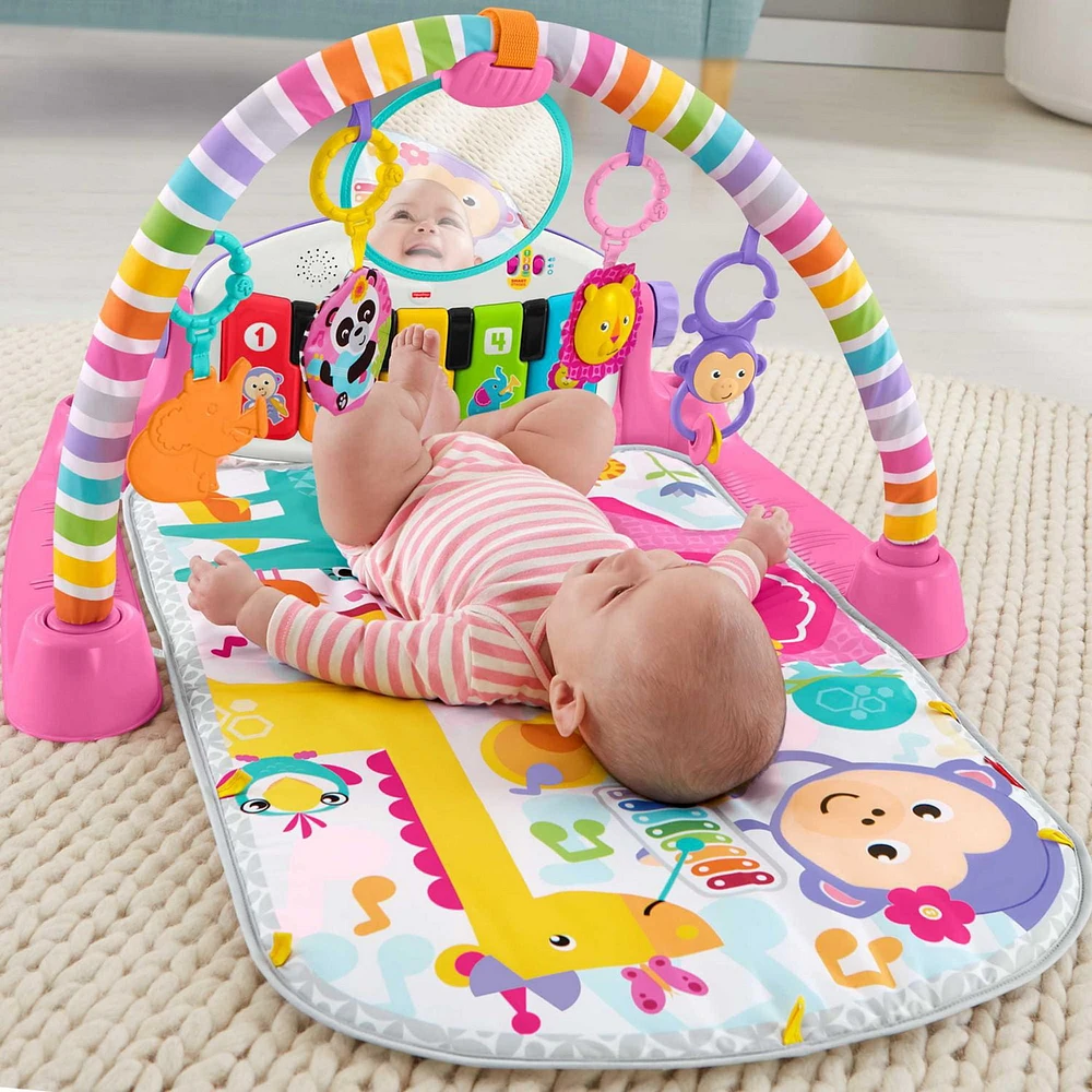 Fisher-Price Deluxe Kick & Play Piano Gym - English Version