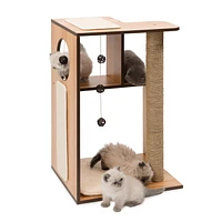 Vesper V-Box, Large, Walnut Cat Tree