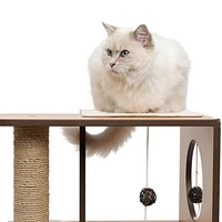 Vesper V-Box, Large, Walnut Cat Tree