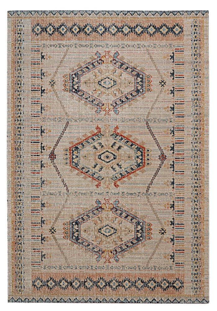 Great Zero Lana Ivory & Terracotta 8' x 10' Area Rug